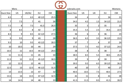 gucci size|gucci men's size chart.